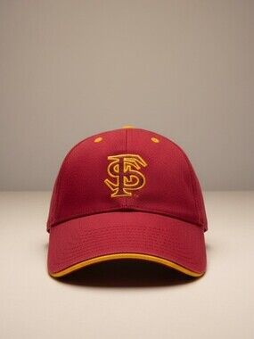 Signatures Red Florida State Seminoles Football NCAA Men's Cap Hat One Size